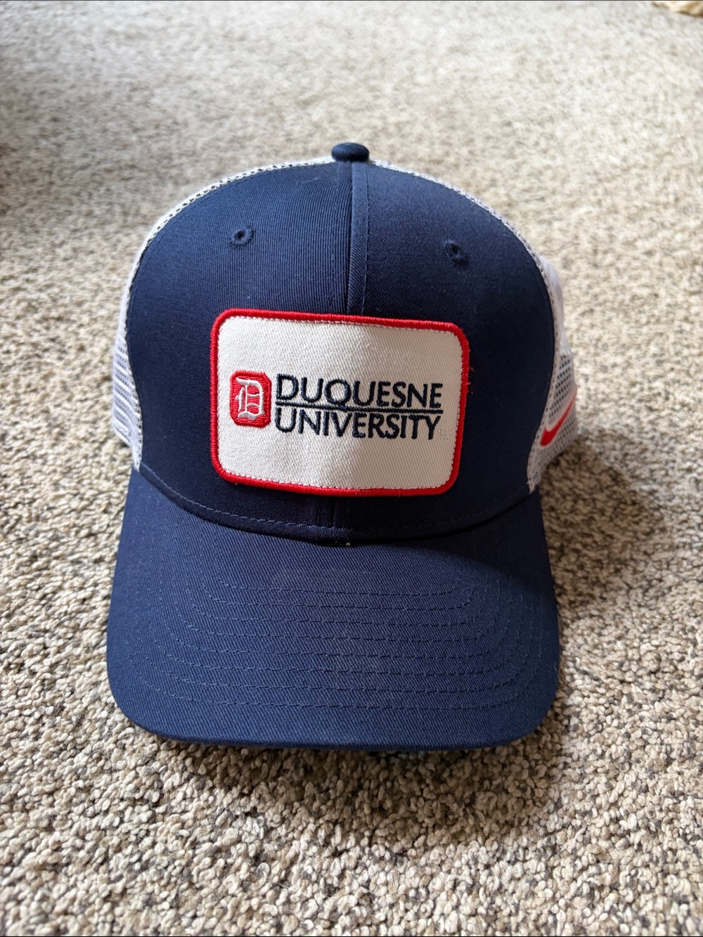 Nike Navy, White & Red Trucker Hat